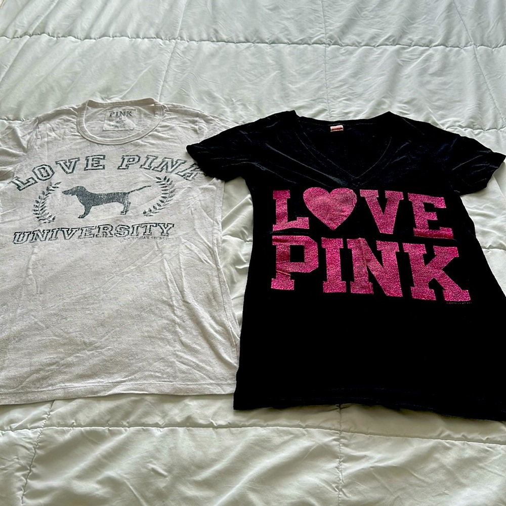 Two Love Pink shirts for the price of one!